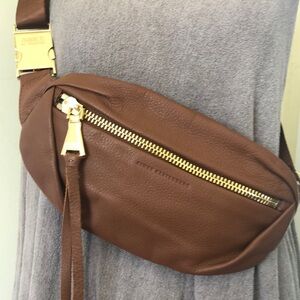 Aimee Kestenberg Genuine Leather Milan Convertible Belt/ Crossbody Bag